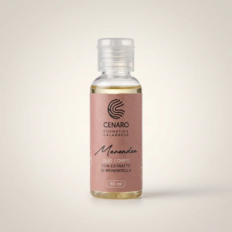 Olio corpo Merendea nel formato Discovery da 50 ml